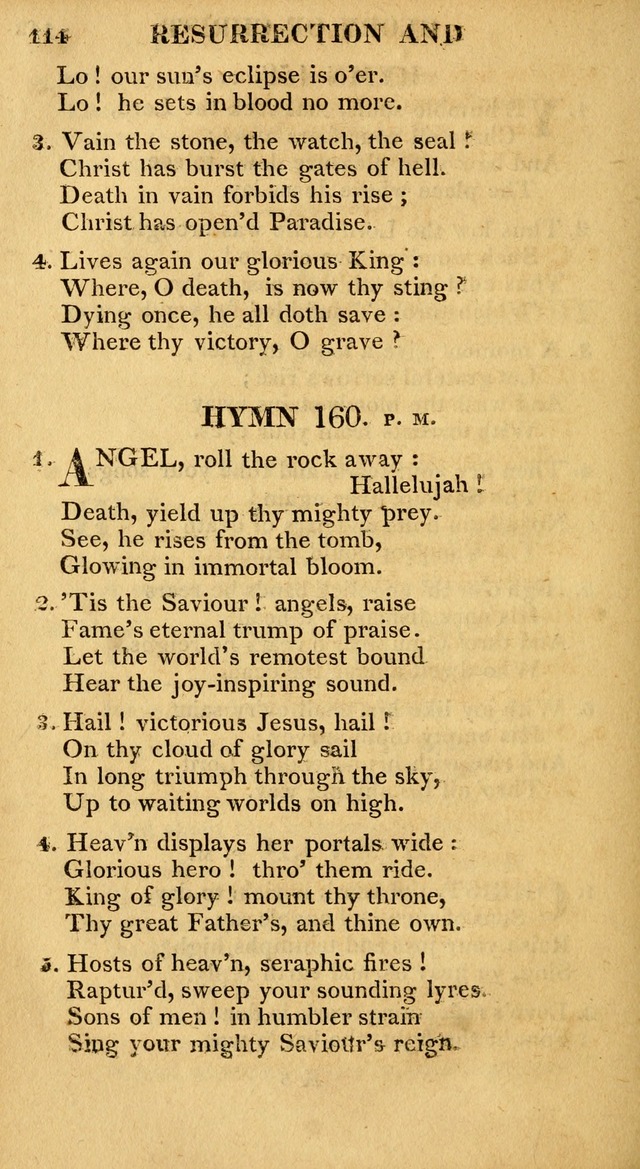 A Collection of Hymns and A Liturgy: for the use of Evangelical Lutheran Churches; to which are added prayers for families and individuals page 114