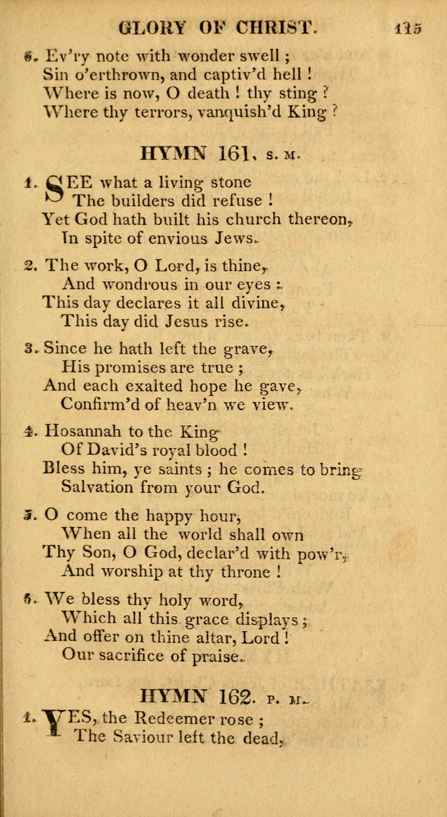 A Collection of Hymns and A Liturgy: for the use of Evangelical Lutheran Churches; to which are added prayers for families and individuals page 115