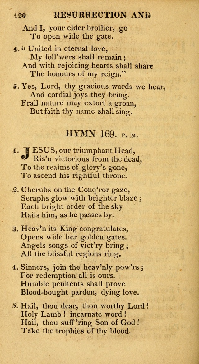 A Collection of Hymns and A Liturgy: for the use of Evangelical Lutheran Churches; to which are added prayers for families and individuals page 120