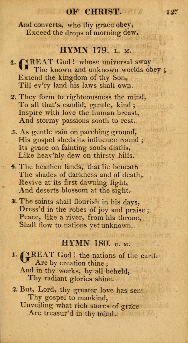 A Collection of Hymns and A Liturgy: for the use of Evangelical Lutheran Churches; to which are added prayers for families and individuals page 127