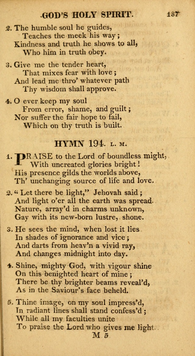 A Collection of Hymns and A Liturgy: for the use of Evangelical Lutheran Churches; to which are added prayers for families and individuals page 137