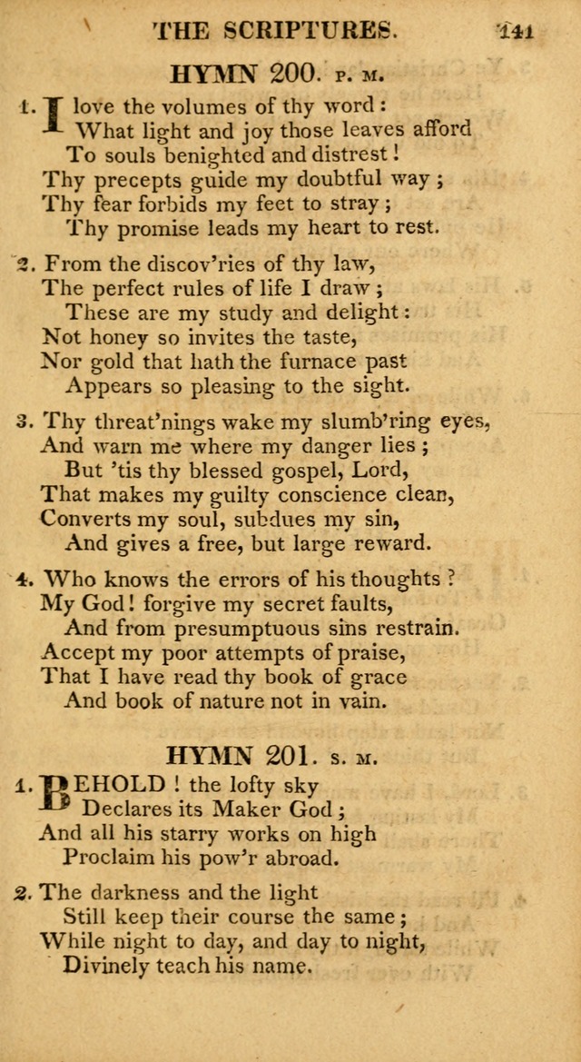 A Collection of Hymns and A Liturgy: for the use of Evangelical Lutheran Churches; to which are added prayers for families and individuals page 141