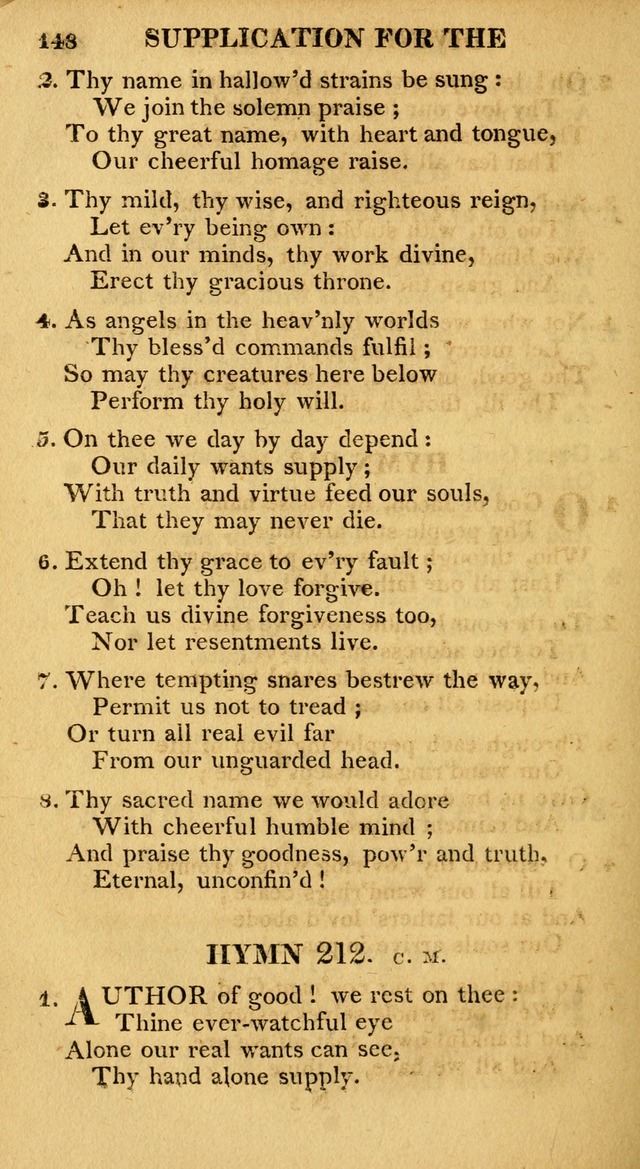 A Collection of Hymns and A Liturgy: for the use of Evangelical Lutheran Churches; to which are added prayers for families and individuals page 148