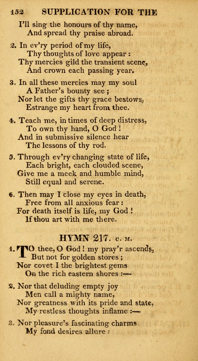 A Collection of Hymns and A Liturgy: for the use of Evangelical Lutheran Churches; to which are added prayers for families and individuals page 152