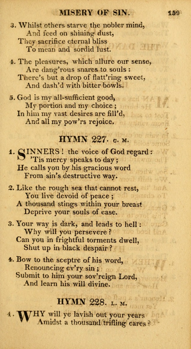 A Collection of Hymns and A Liturgy: for the use of Evangelical Lutheran Churches; to which are added prayers for families and individuals page 159