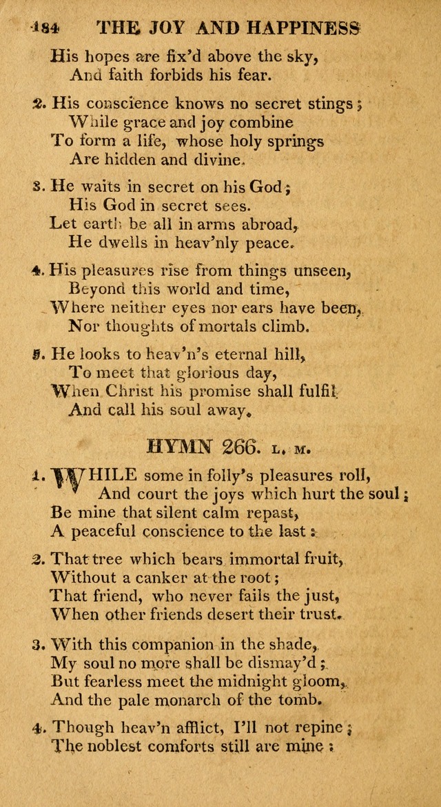 A Collection of Hymns and A Liturgy: for the use of Evangelical Lutheran Churches; to which are added prayers for families and individuals page 184