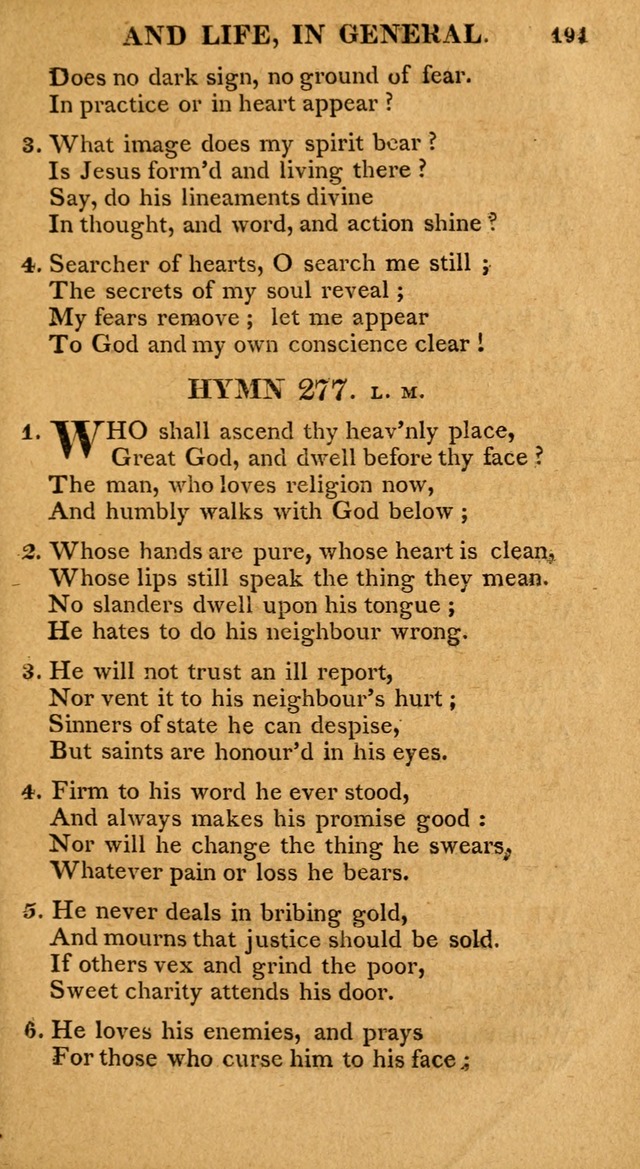 A Collection of Hymns and A Liturgy: for the use of Evangelical Lutheran Churches; to which are added prayers for families and individuals page 191