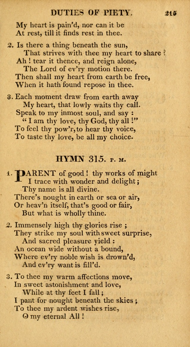 A Collection of Hymns and A Liturgy: for the use of Evangelical Lutheran Churches; to which are added prayers for families and individuals page 215