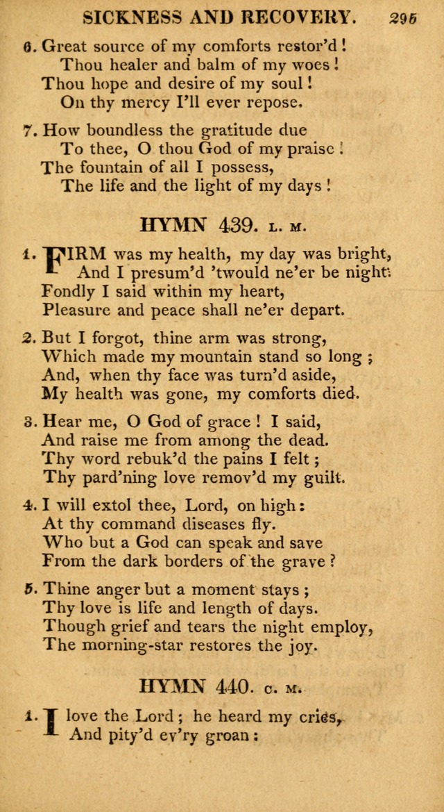 A Collection of Hymns and A Liturgy: for the use of Evangelical Lutheran Churches; to which are added prayers for families and individuals page 297