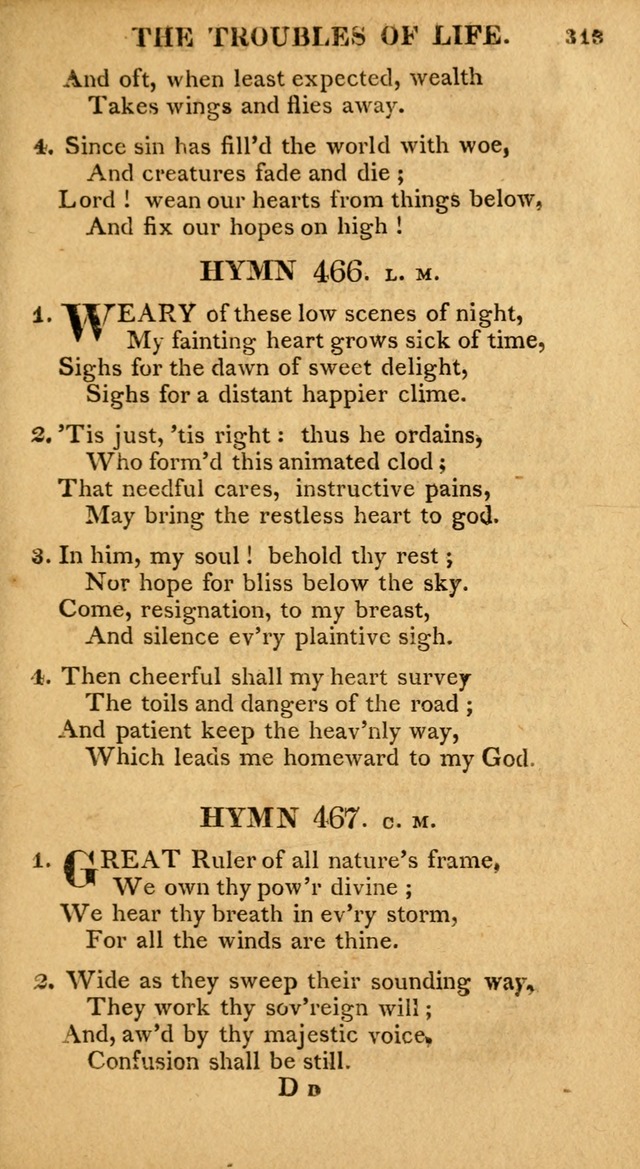 A Collection of Hymns and A Liturgy: for the use of Evangelical Lutheran Churches; to which are added prayers for families and individuals page 315