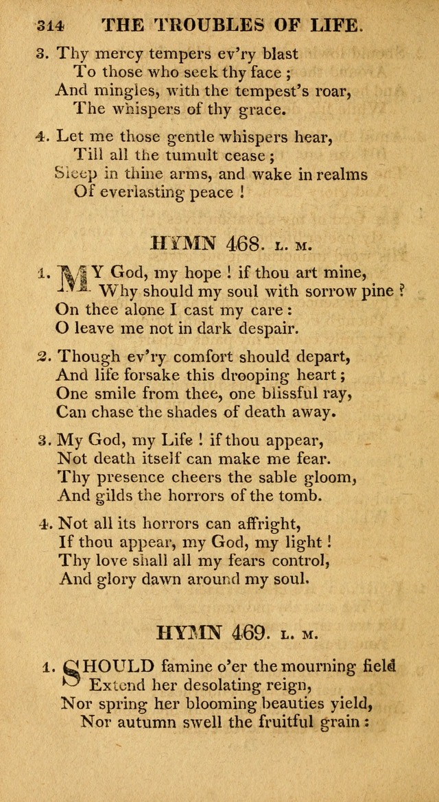 A Collection of Hymns and A Liturgy: for the use of Evangelical Lutheran Churches; to which are added prayers for families and individuals page 316