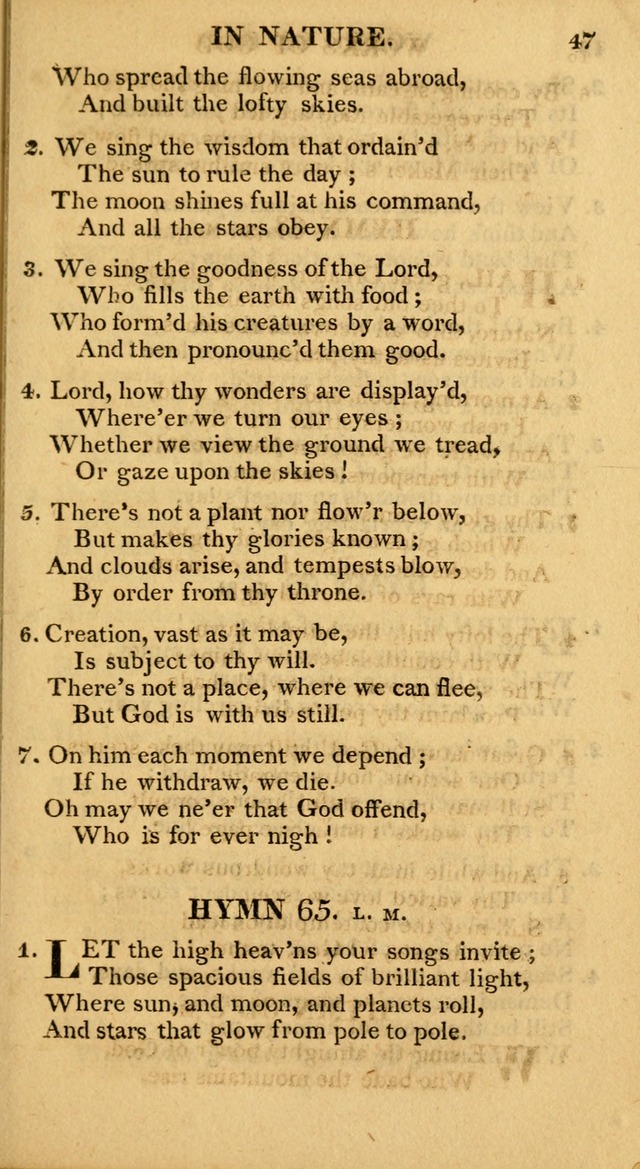 A Collection of Hymns and A Liturgy: for the use of Evangelical Lutheran Churches; to which are added prayers for families and individuals page 47