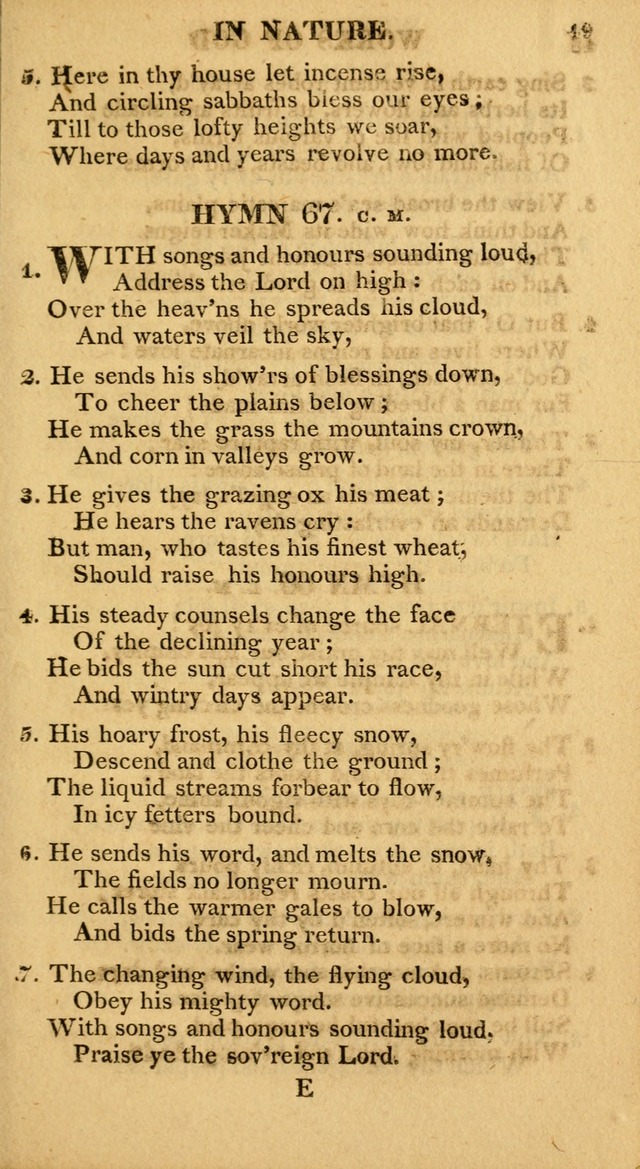 A Collection of Hymns and A Liturgy: for the use of Evangelical Lutheran Churches; to which are added prayers for families and individuals page 49