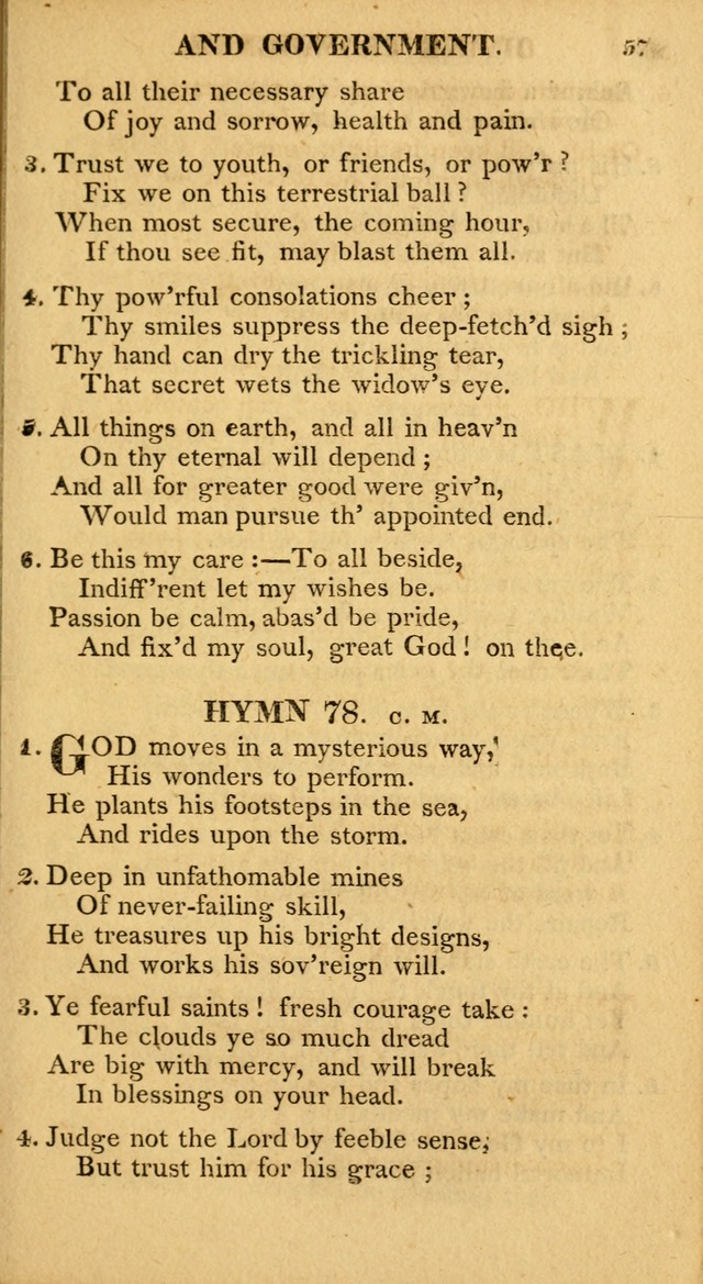 A Collection of Hymns and A Liturgy: for the use of Evangelical Lutheran Churches; to which are added prayers for families and individuals page 57