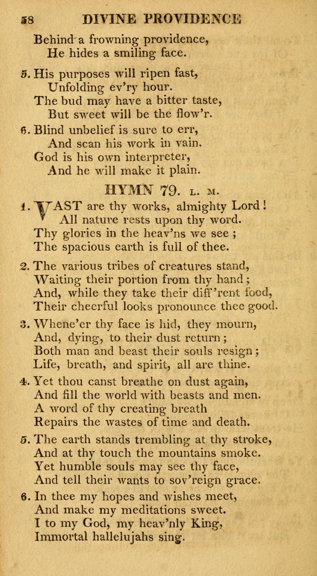 A Collection of Hymns and A Liturgy: for the use of Evangelical Lutheran Churches; to which are added prayers for families and individuals page 58