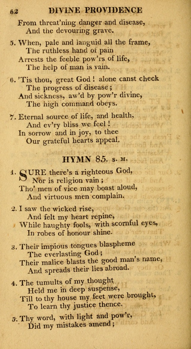 A Collection of Hymns and A Liturgy: for the use of Evangelical Lutheran Churches; to which are added prayers for families and individuals page 62