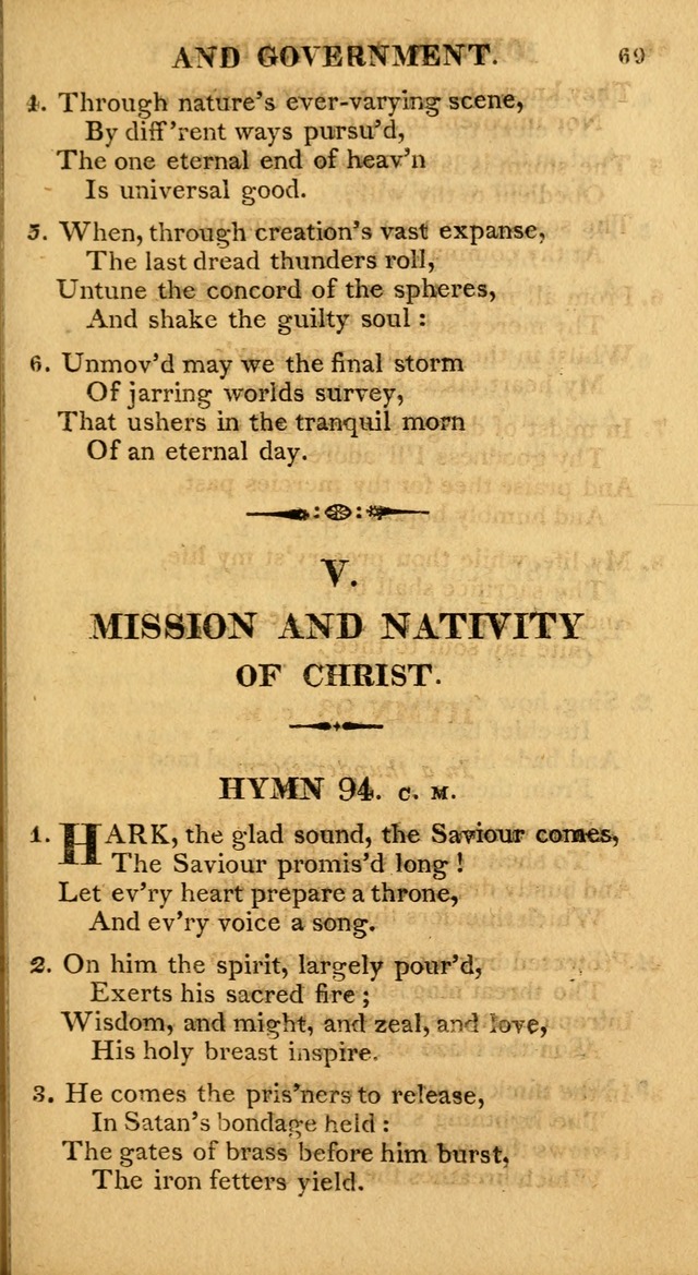 A Collection of Hymns and A Liturgy: for the use of Evangelical Lutheran Churches; to which are added prayers for families and individuals page 69