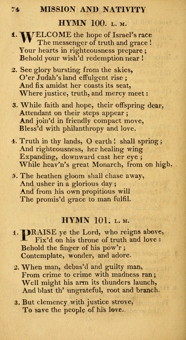 A Collection of Hymns and A Liturgy: for the use of Evangelical Lutheran Churches; to which are added prayers for families and individuals page 74