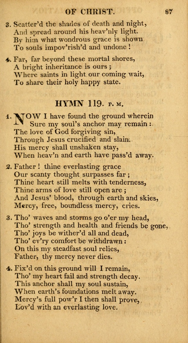 A Collection of Hymns and A Liturgy: for the use of Evangelical Lutheran Churches; to which are added prayers for families and individuals page 87