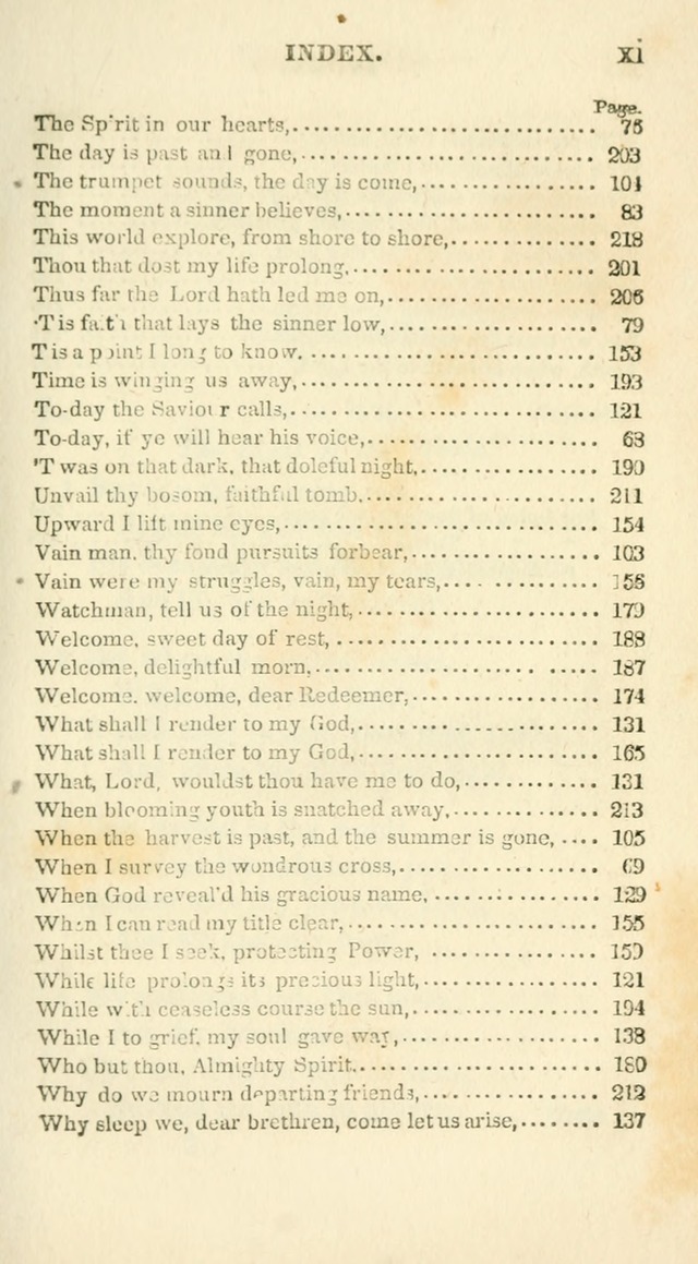 Conference Hymns : adapted to religious conferences, and meetings for prayer, to which is added a selection of the most favorite melodies in common use page 11