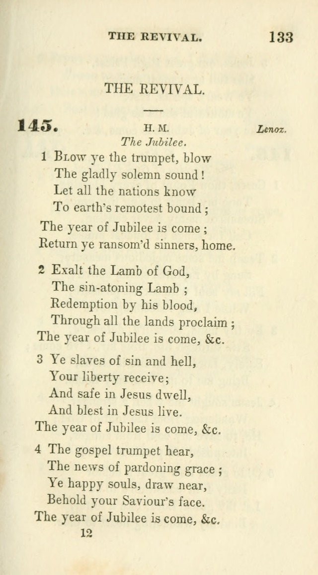 Conference Hymns : adapted to religious conferences, and meetings for prayer, to which is added a selection of the most favorite melodies in common use page 133