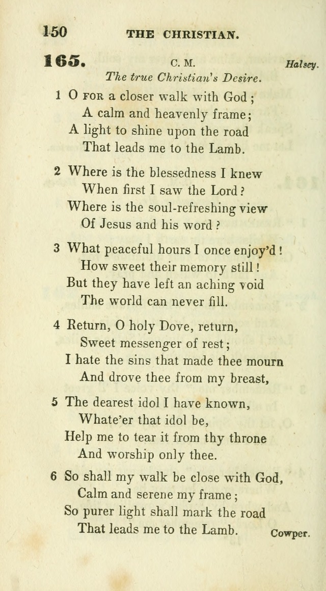 Conference Hymns : adapted to religious conferences, and meetings for prayer, to which is added a selection of the most favorite melodies in common use page 150