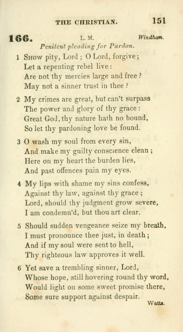 Conference Hymns : adapted to religious conferences, and meetings for prayer, to which is added a selection of the most favorite melodies in common use page 151