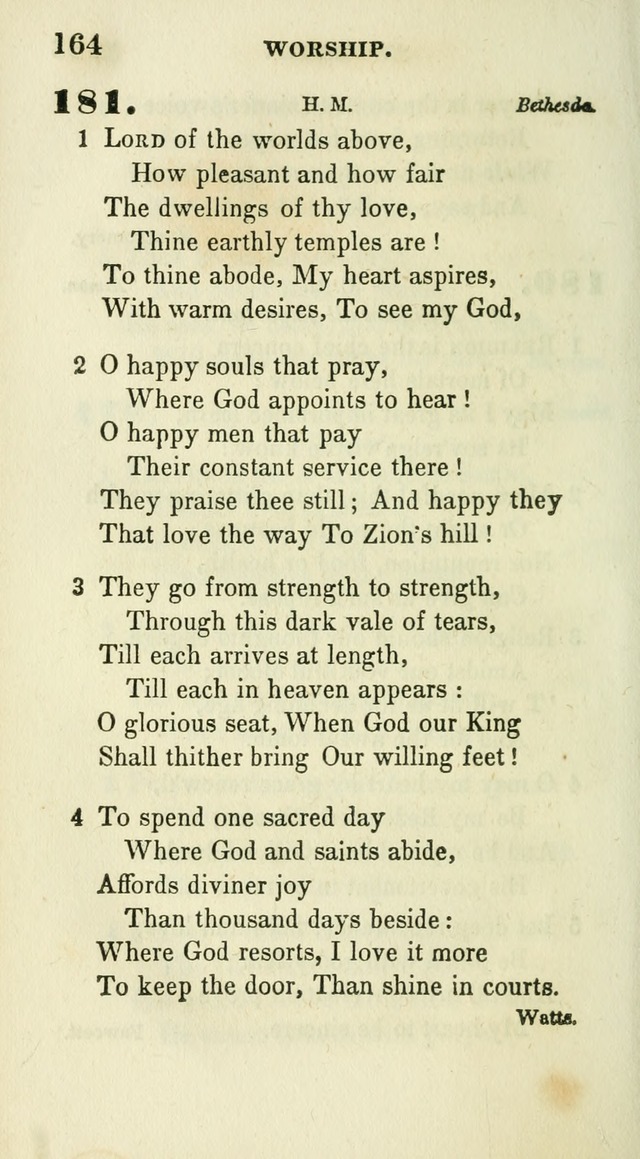 Conference Hymns : adapted to religious conferences, and meetings for prayer, to which is added a selection of the most favorite melodies in common use page 166