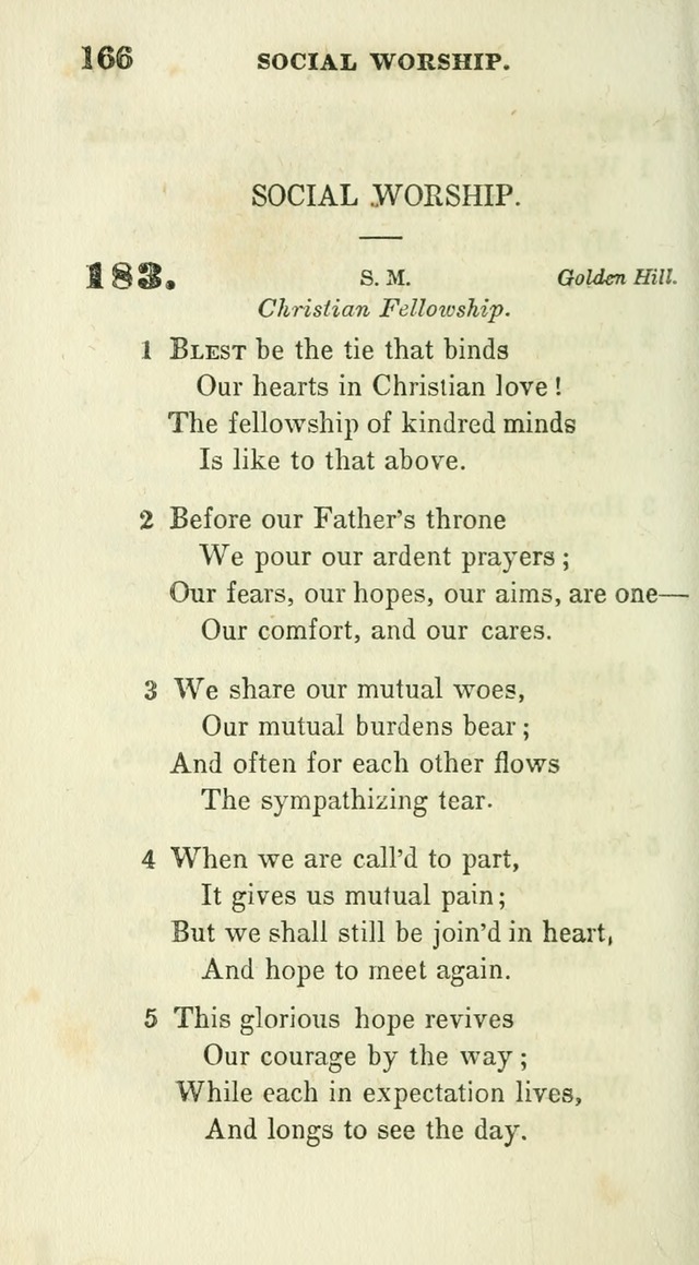 Conference Hymns : adapted to religious conferences, and meetings for prayer, to which is added a selection of the most favorite melodies in common use page 168