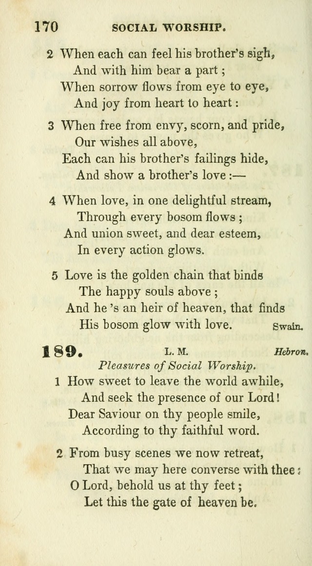 Conference Hymns : adapted to religious conferences, and meetings for prayer, to which is added a selection of the most favorite melodies in common use page 172