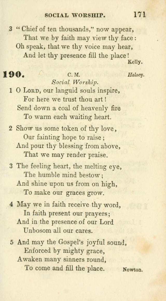 Conference Hymns : adapted to religious conferences, and meetings for prayer, to which is added a selection of the most favorite melodies in common use page 173