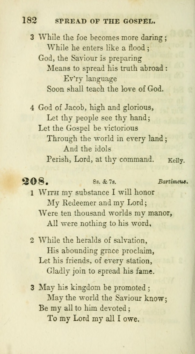 Conference Hymns : adapted to religious conferences, and meetings for prayer, to which is added a selection of the most favorite melodies in common use page 184