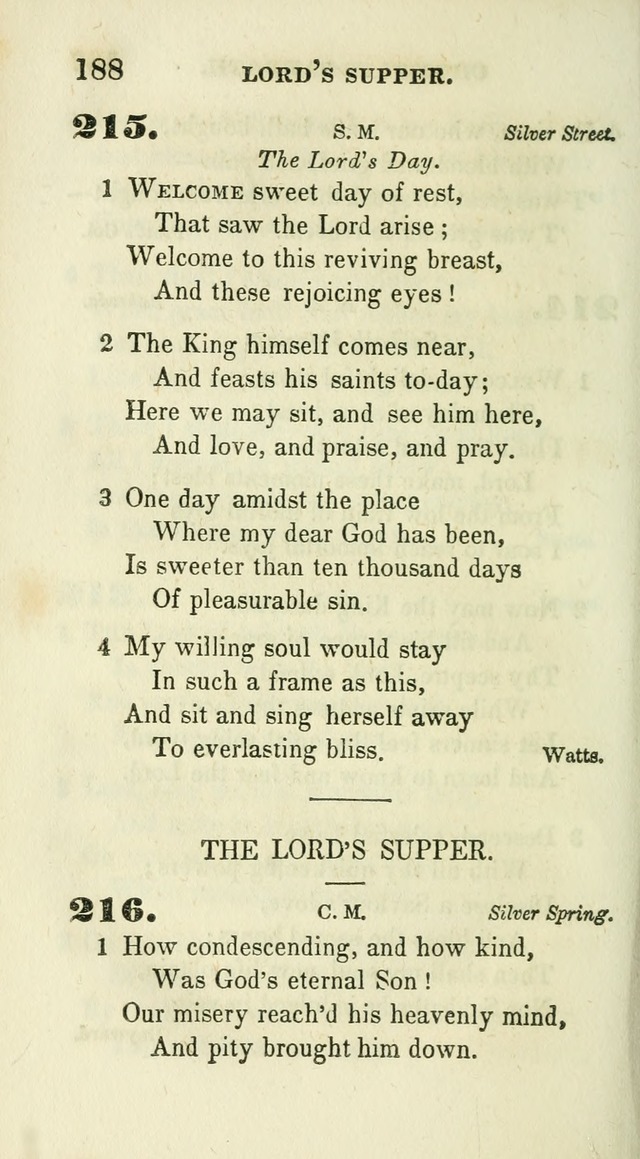 Conference Hymns : adapted to religious conferences, and meetings for prayer, to which is added a selection of the most favorite melodies in common use page 190