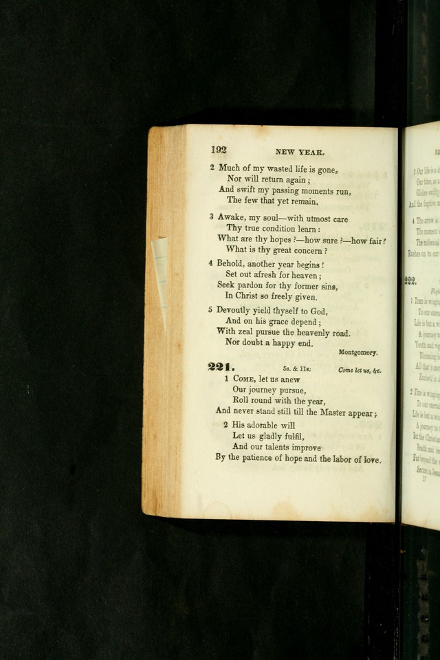 Conference Hymns : adapted to religious conferences, and meetings for prayer, to which is added a selection of the most favorite melodies in common use page 194