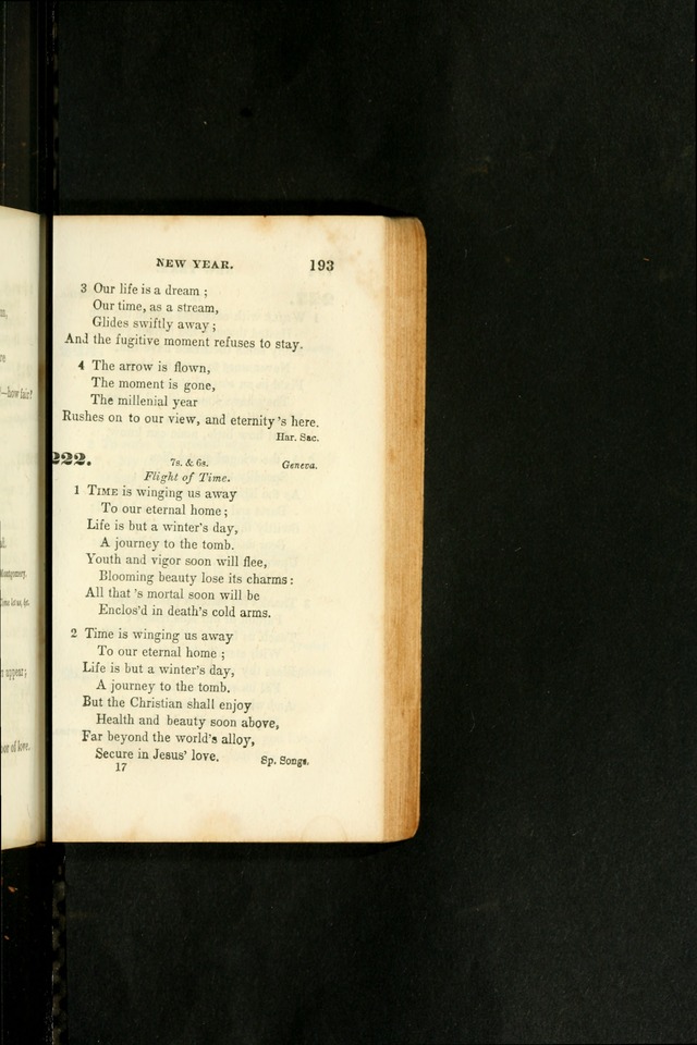 Conference Hymns : adapted to religious conferences, and meetings for prayer, to which is added a selection of the most favorite melodies in common use page 195