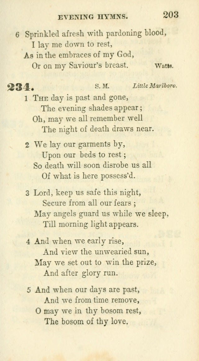 Conference Hymns : adapted to religious conferences, and meetings for prayer, to which is added a selection of the most favorite melodies in common use page 207