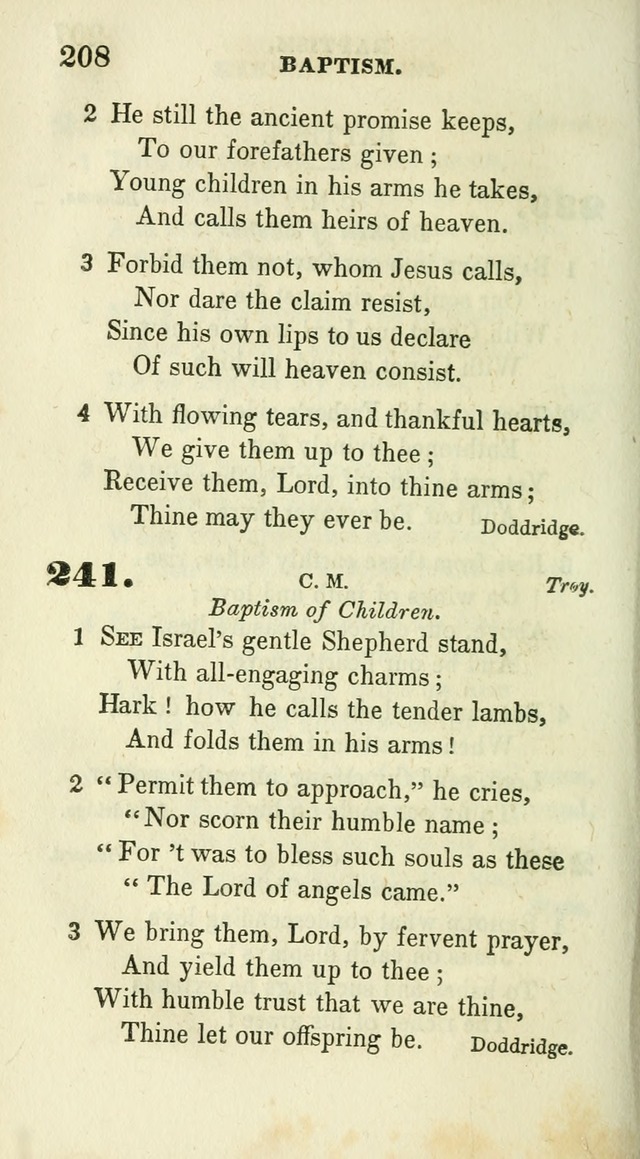 Conference Hymns : adapted to religious conferences, and meetings for prayer, to which is added a selection of the most favorite melodies in common use page 212