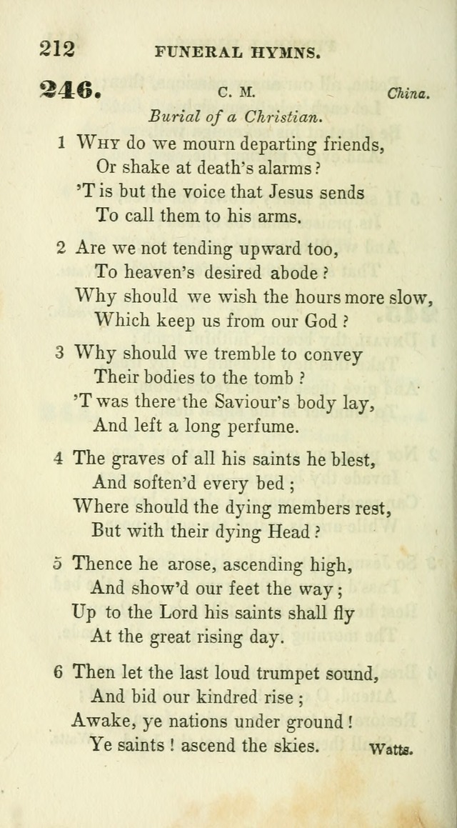 Conference Hymns : adapted to religious conferences, and meetings for prayer, to which is added a selection of the most favorite melodies in common use page 216