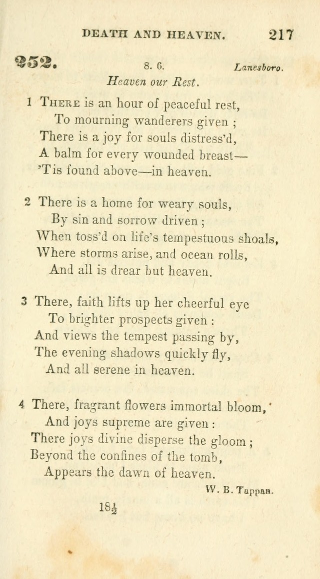 Conference Hymns : adapted to religious conferences, and meetings for prayer, to which is added a selection of the most favorite melodies in common use page 221