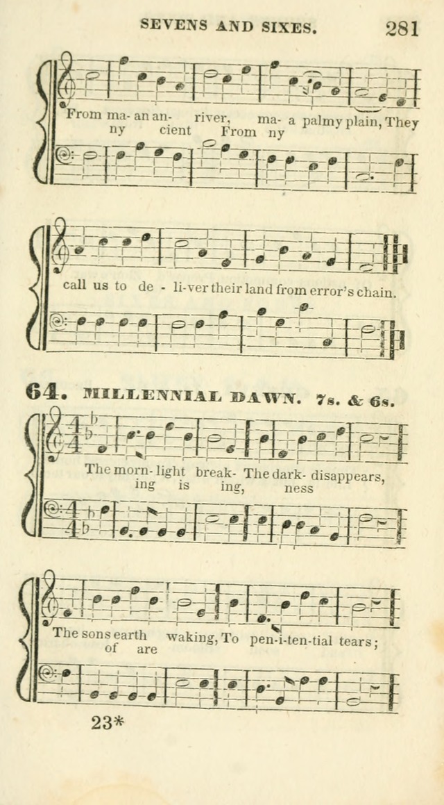 Conference Hymns : adapted to religious conferences, and meetings for prayer, to which is added a selection of the most favorite melodies in common use page 285