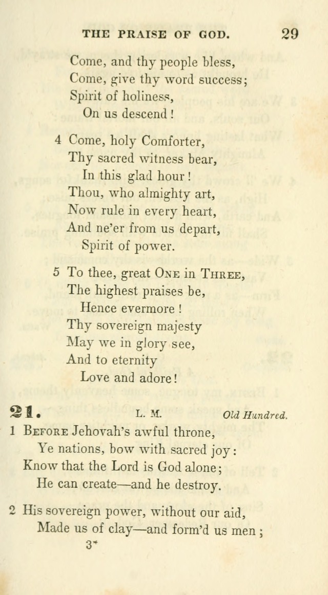 Conference Hymns : adapted to religious conferences, and meetings for prayer, to which is added a selection of the most favorite melodies in common use page 29