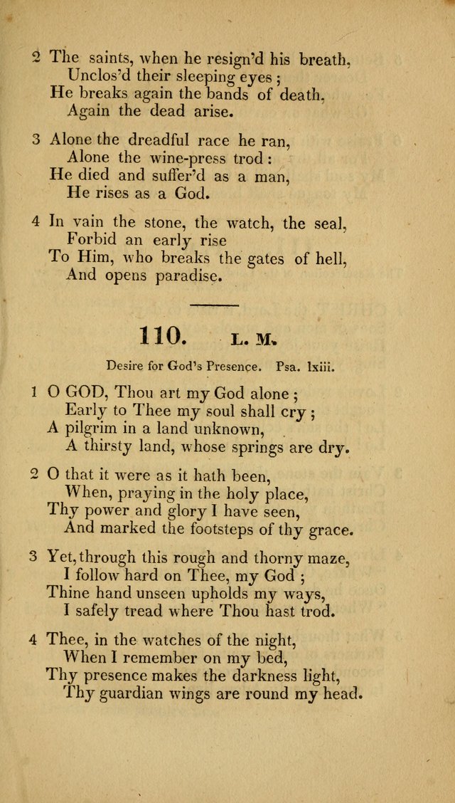 Christian Hymns: adapted to the worship of God our Saviour in public and private devotion, compiled from the most approved ancient and modern authors, for the Central Universalist Society... page 100