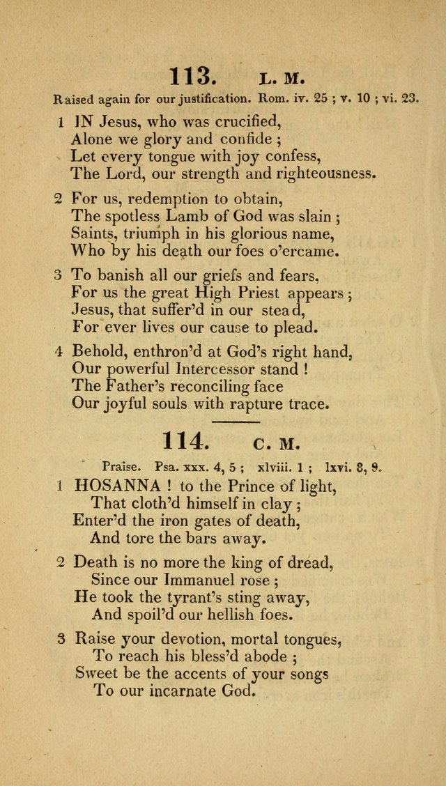 Christian Hymns: adapted to the worship of God our Saviour in public and private devotion, compiled from the most approved ancient and modern authors, for the Central Universalist Society... page 103