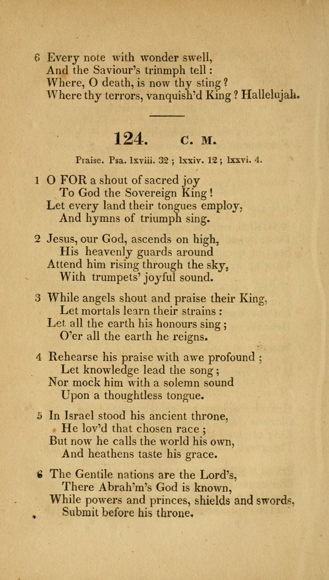 Christian Hymns: adapted to the worship of God our Saviour in public and private devotion, compiled from the most approved ancient and modern authors, for the Central Universalist Society... page 113