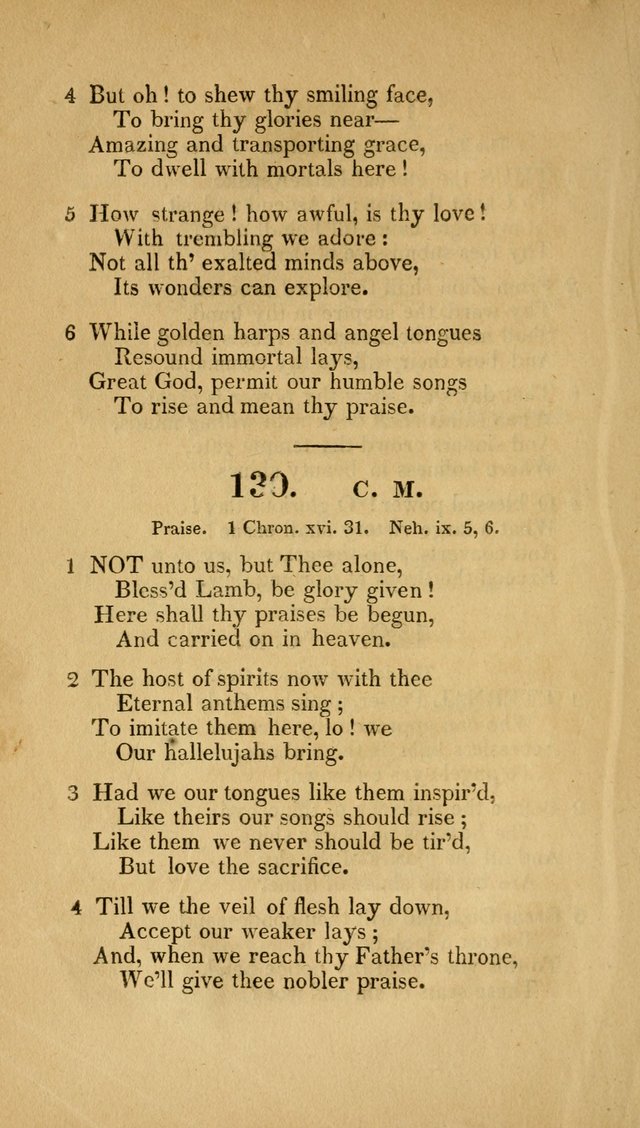 Christian Hymns: adapted to the worship of God our Saviour in public and private devotion, compiled from the most approved ancient and modern authors, for the Central Universalist Society... page 117