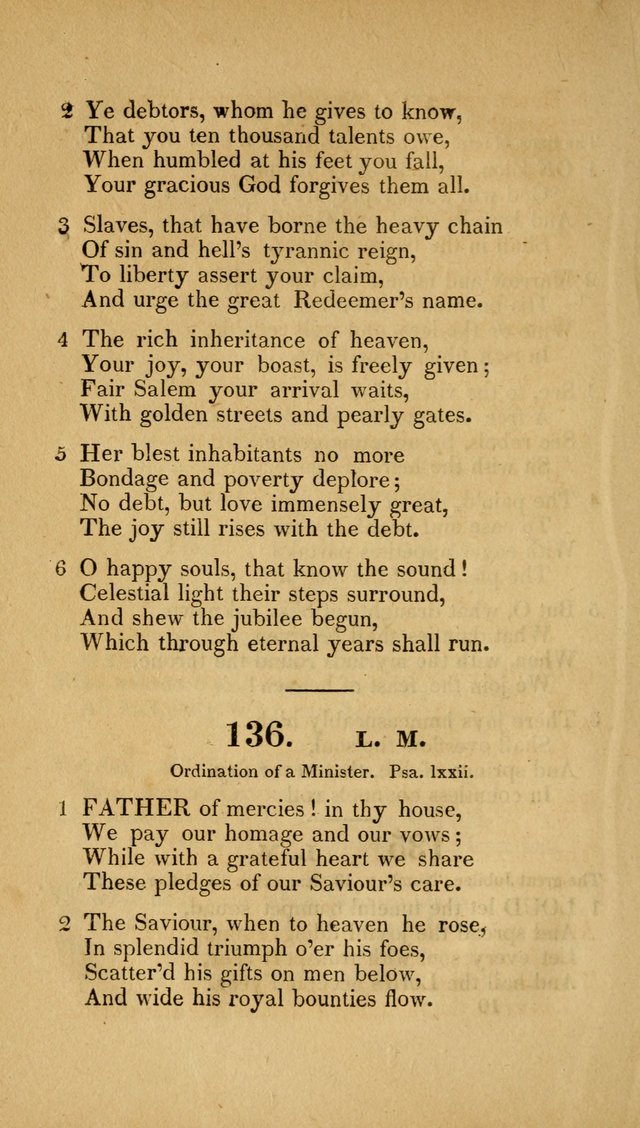 Christian Hymns: adapted to the worship of God our Saviour in public and private devotion, compiled from the most approved ancient and modern authors, for the Central Universalist Society... page 121