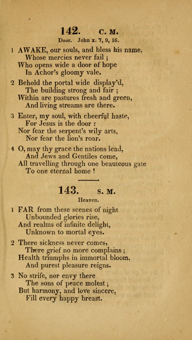 Christian Hymns: adapted to the worship of God our Saviour in public and private devotion, compiled from the most approved ancient and modern authors, for the Central Universalist Society... page 126