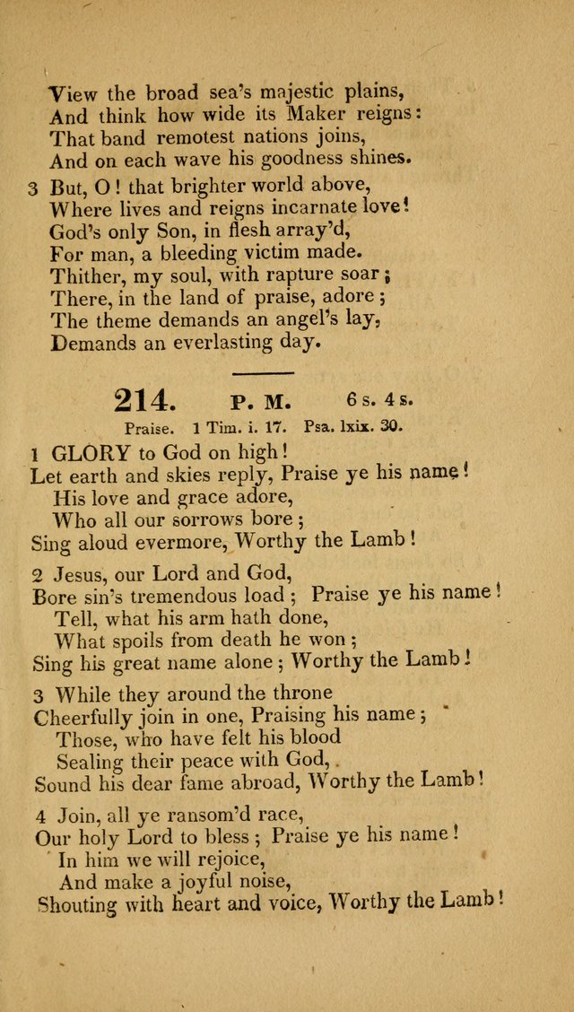 Christian Hymns: adapted to the worship of God our Saviour in public and private devotion, compiled from the most approved ancient and modern authors, for the Central Universalist Society... page 174