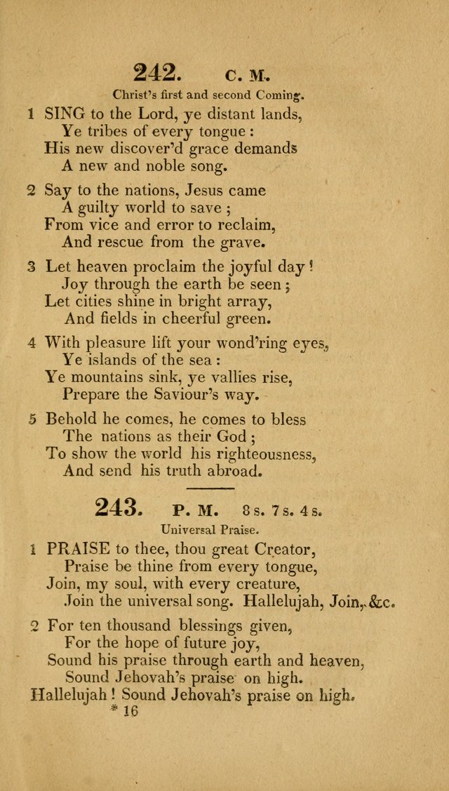 Christian Hymns: adapted to the worship of God our Saviour in public and private devotion, compiled from the most approved ancient and modern authors, for the Central Universalist Society... page 194