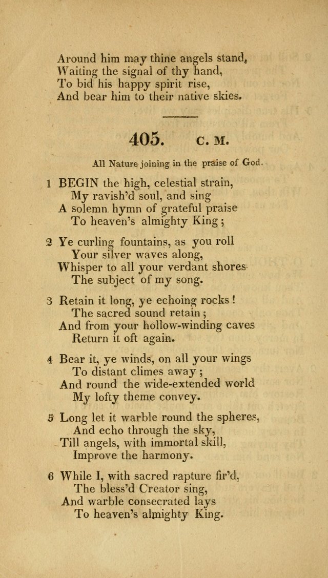 Christian Hymns: adapted to the worship of God our Saviour in public and private devotion, compiled from the most approved ancient and modern authors, for the Central Universalist Society... page 307